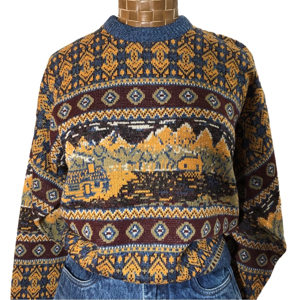 Vintage Made In Canada Zephyr Knit Sweater